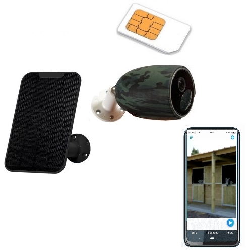Caméra solaire avec carte SIM