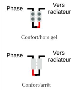 module fil pilote pour allumer chauffage electrique à distance